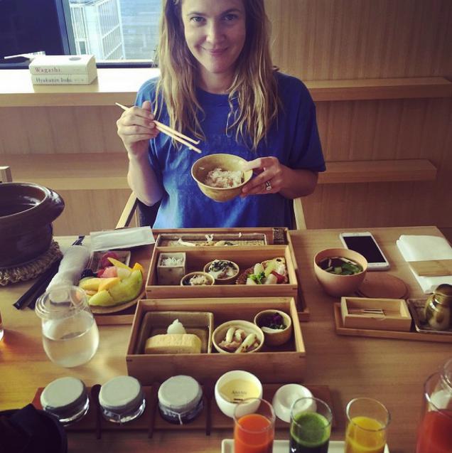 Drew Barrymore Knows How To Eat In Tokyo