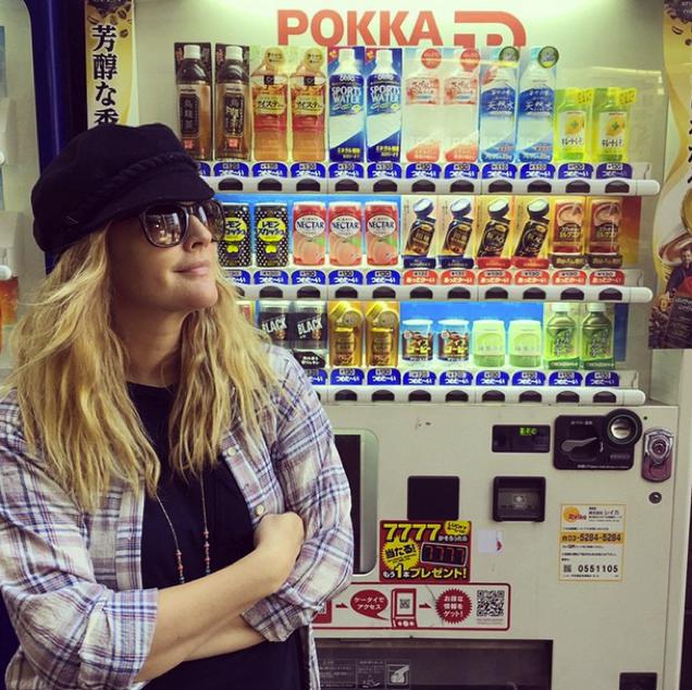 Drew Barrymore Knows How To Eat In Tokyo