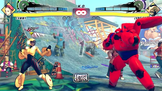 Someone Put Big Hero 6 Characters In Street Fighter IV