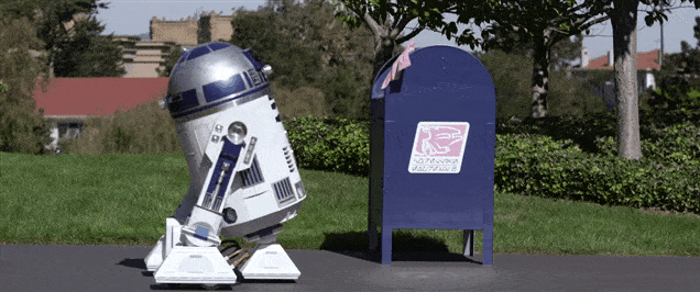 Very Impressive R2-D2 Replica Goes Looking For Love