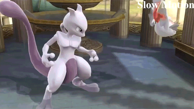 Mewtwo From Super Smash Bros Compared With Mewtwo From Melee