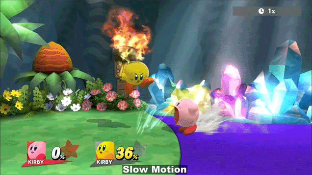Smash Bros Glitch Sets Kirby On Fire