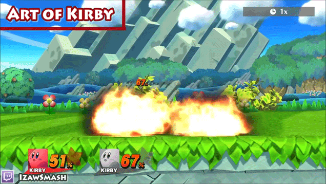 Smash Bros Glitch Sets Kirby On Fire