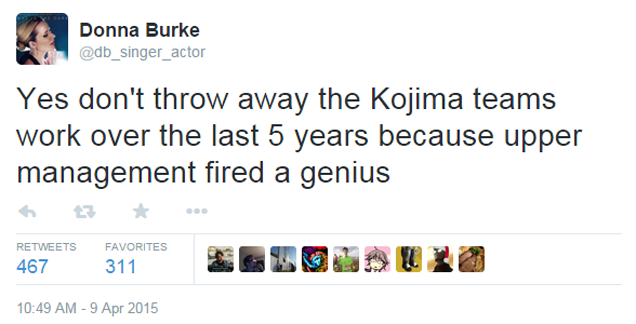 The Kojima Rumours Are True, Says Metal Gear Singer