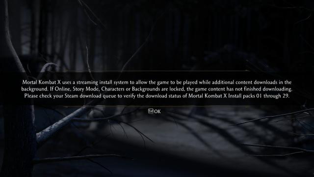 Mortal Kombat X’s Streaming Steam Install Has Fans Angry And Confused