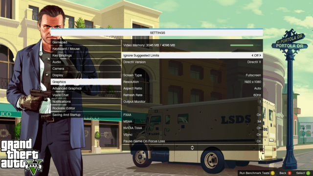 GTA V Sure Has A Lot Of PC Settings (Which Is Nice)