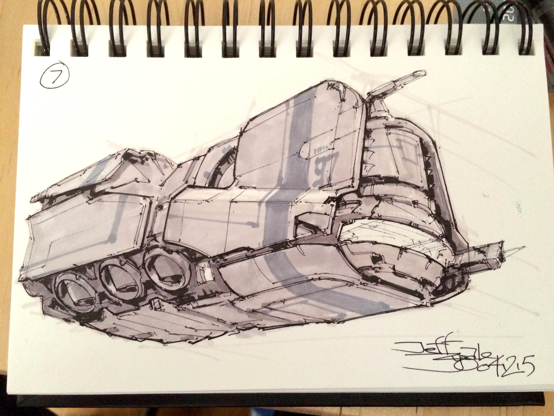 Drawing Spaceships The Old-Fashioned Way
