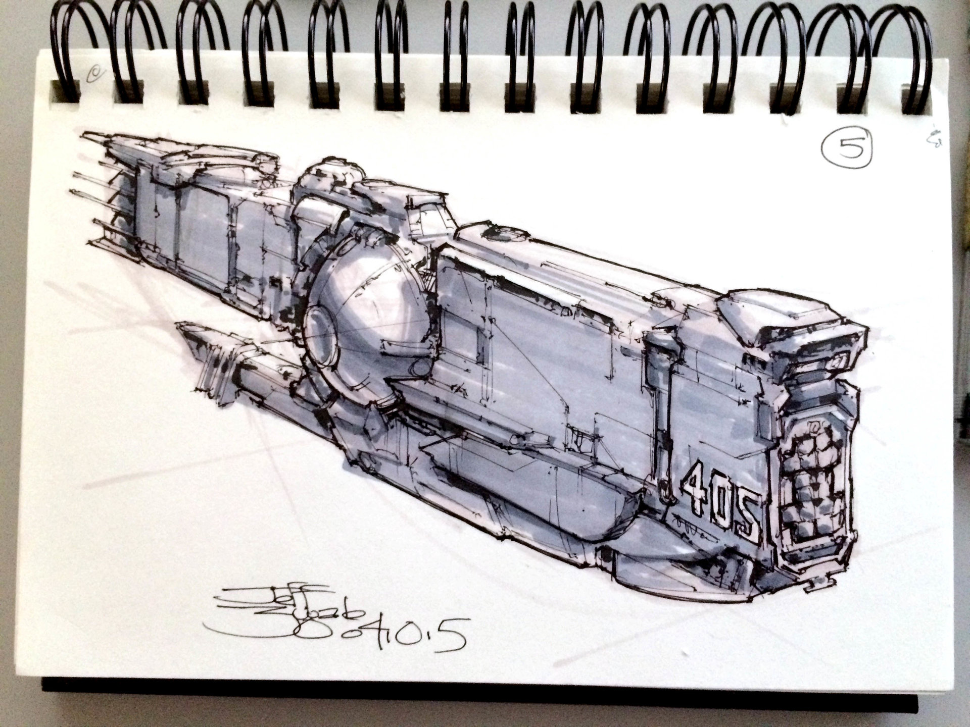 Drawing Spaceships The Old-Fashioned Way