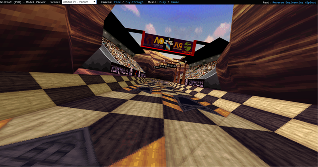 You Can Explore The Original WipEout’s Tracks In Your Browser