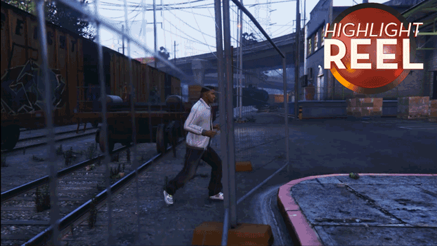 GTA V’s Franklin Just Cannot Get Past A Fence