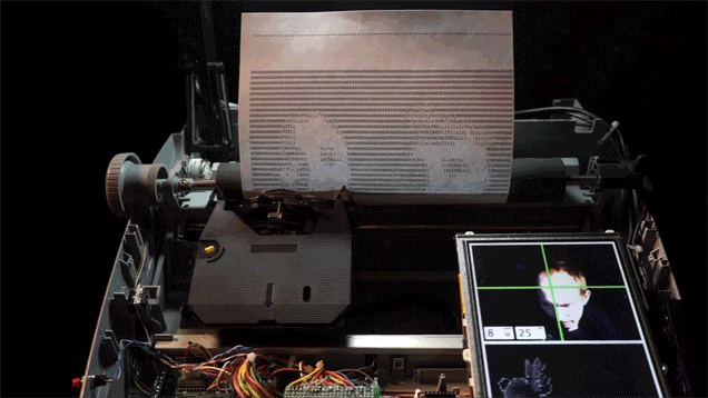 Modded Typewriter Prints Selfies As ASCII Art