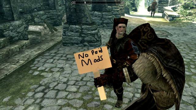 Steam’s Most Popular Skyrim Mod Is A Protest Against Paid Mods
