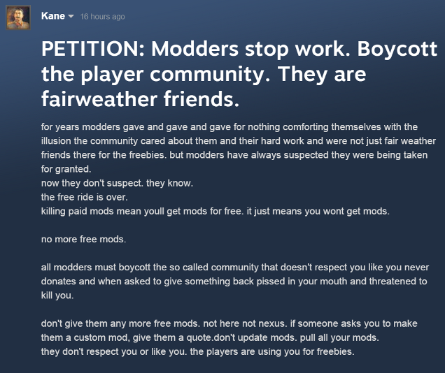 Some People Are Pissed That Skyrim’s Paid Mods Are Gone