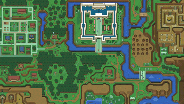 Someone Made A Cool Browser Version Of A Link To The Past’s Map