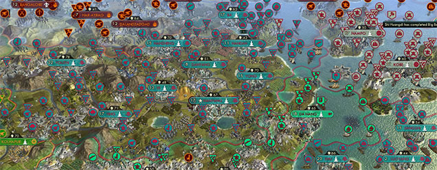 Civ V’s 44-Player War Has Overrun The Planet, Prepares For Doomsday