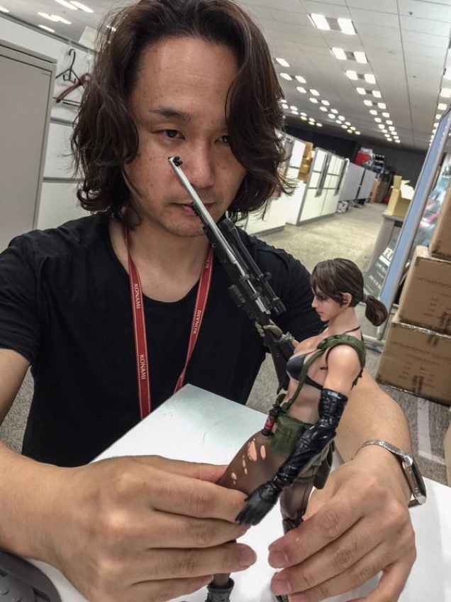Hideo Kojima Shows Off Metal Gear Figure With Soft Boobs