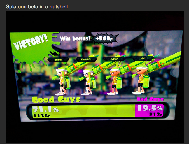 People Love (And Hate) Splatoon’s Best Weapon