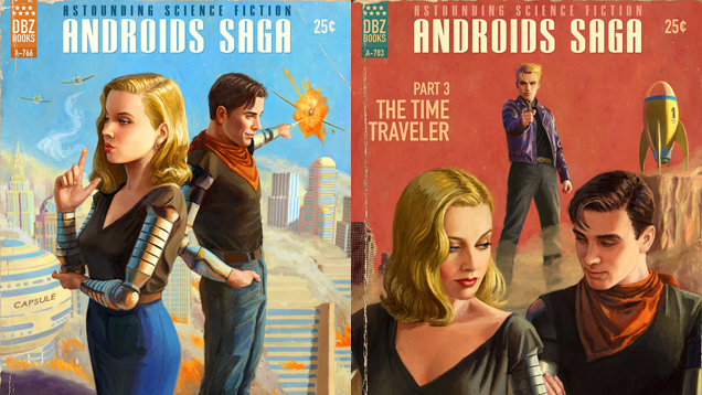 Dragon Ball Z’s Android Saga Reimagined As Pulp Fiction