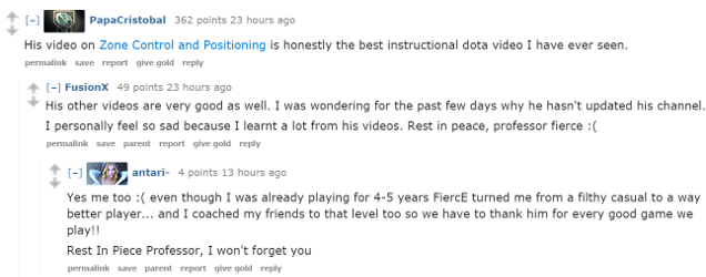 DOTA 2 Community Mourns The Passing Of Beloved Player