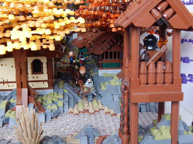 There’s A Castle Hidden In The LEGO Autumn Foliage