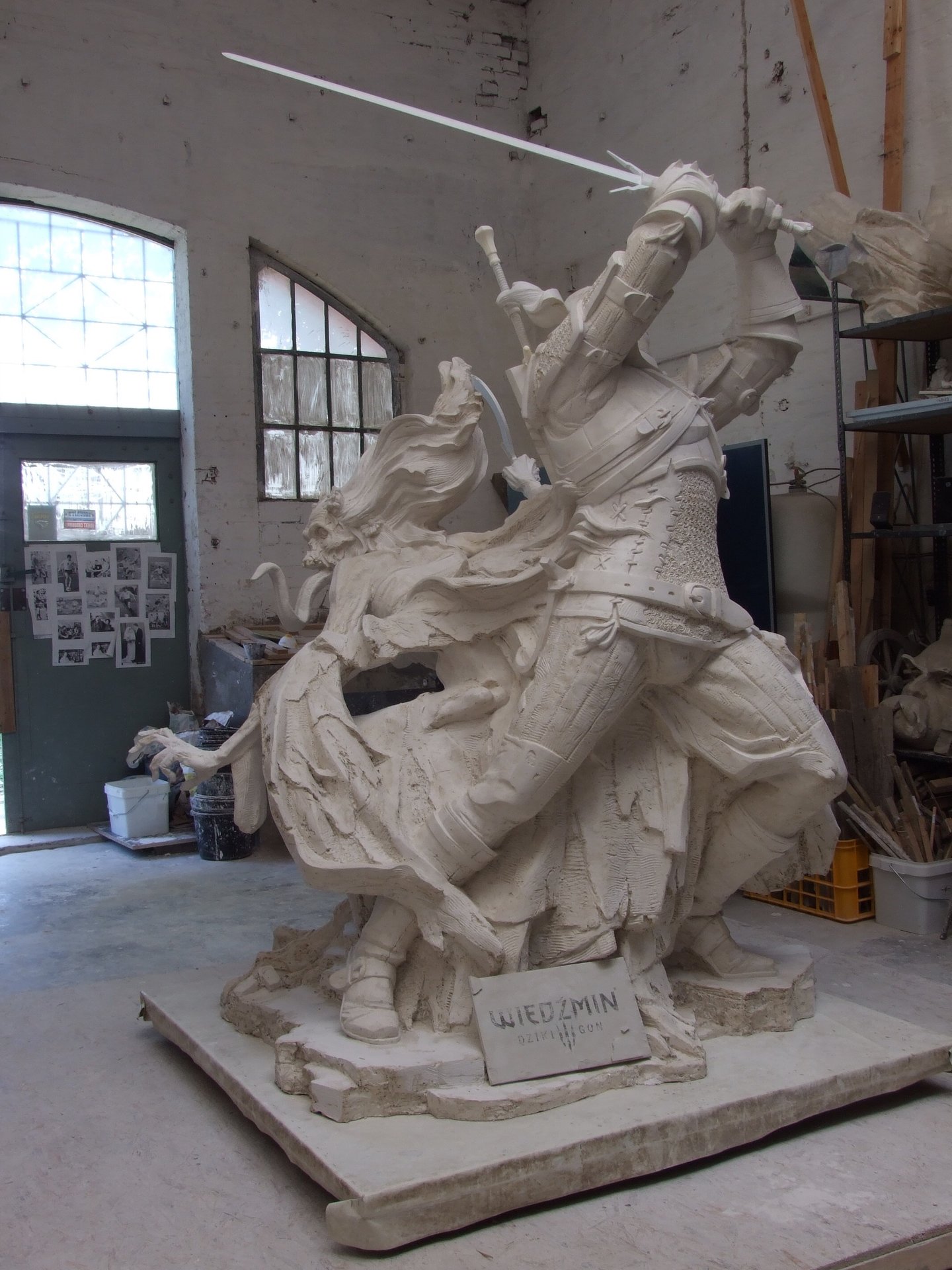 Giant Witcher 3 Sculpture Is As Handsome As Geralt