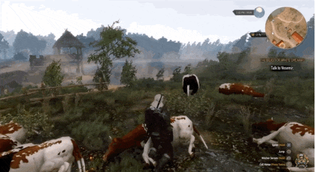 Grim Witcher 3 Money Exploit Leaves Dead Cows Everywhere