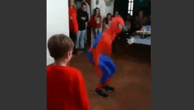 Amateur Spider-Man Fails Backflip, Destroys Face