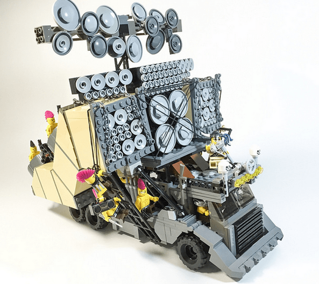 The Vehicles Of Mad Max: Fury Road In Shiny LEGO Form