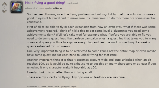 World Of Warcraft Players Are Pissed Their Characters Can’t Fly