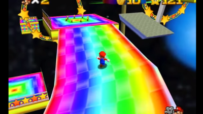 Someone Turned Rainbow Road Into A Super Mario 64 Level