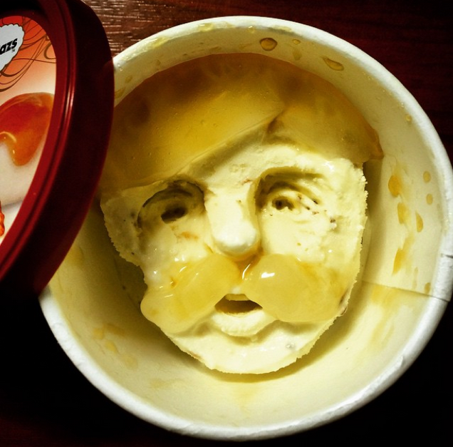 Japanese Ice Cream Face Art