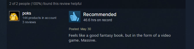 The Witcher 3, As Told By Steam Reviews