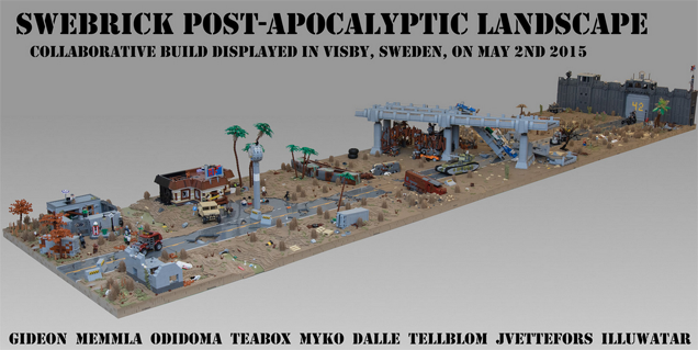 Post-Apocalyptic LEGO Landscape Is Full Of Cool Details