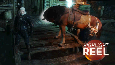 Witcher Horse Gets Swole As Hell