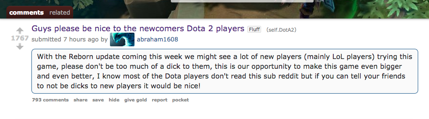 Dota 2 Updates Have League Of Legends Players Threatening To Swap Games