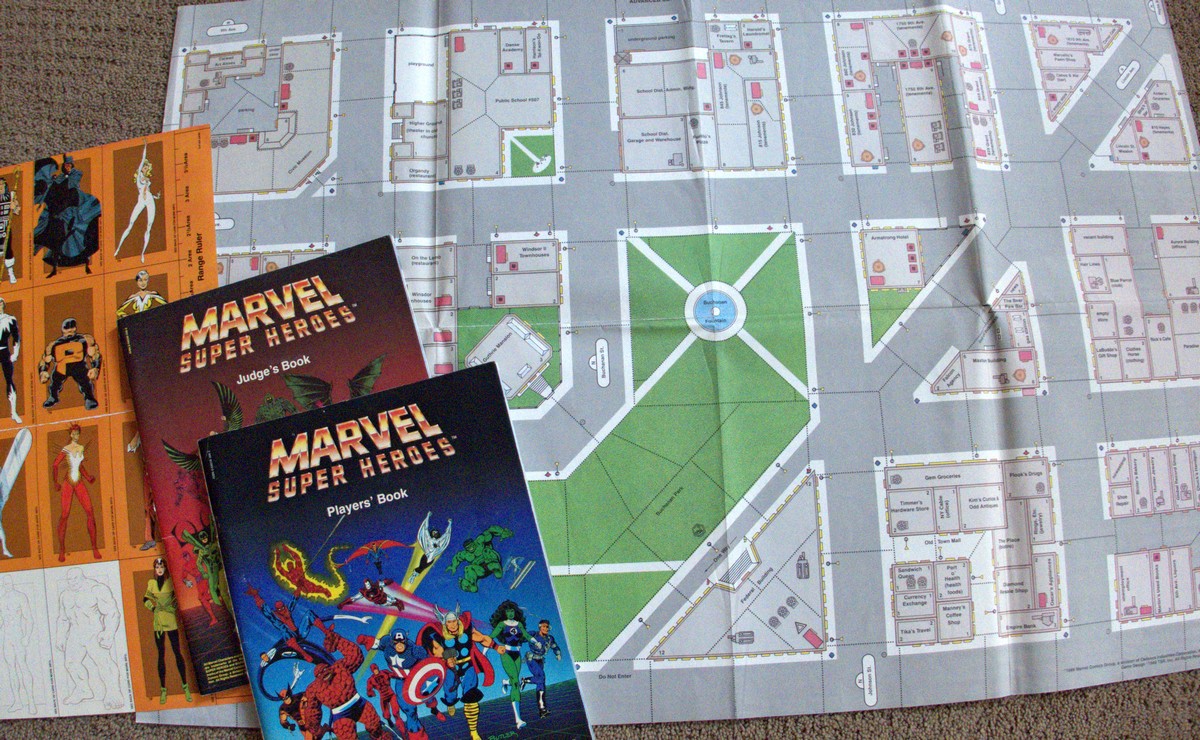 The ’80s Marvel Super Heroes RPG Was Class 5000 Awesome