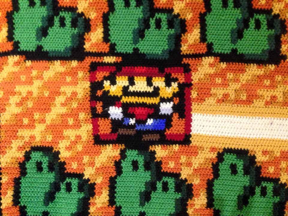 Man Takes Six Years To Crochet One Super Mario Bros. 3 World Map