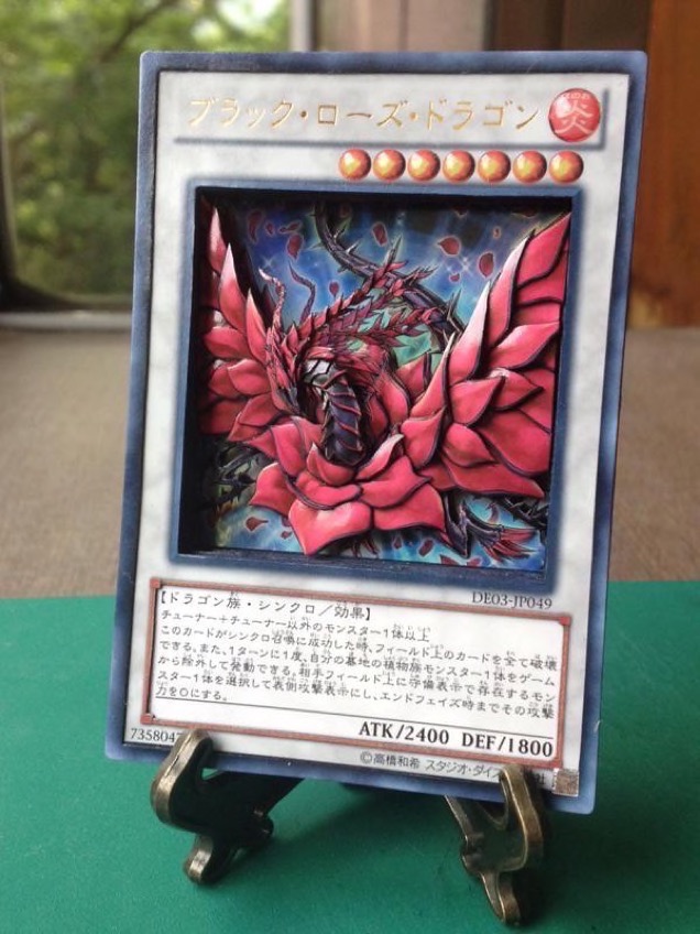 Yu-Gi-Oh! Fan Creates Stunning Shadowbox Cards
