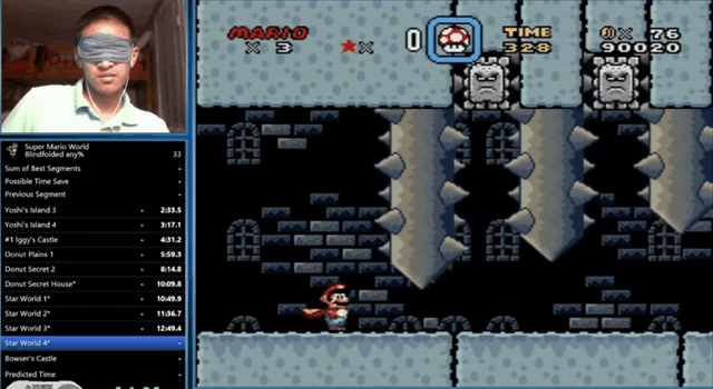 Guy Beats Super Mario World In 23 Minutes… While Blindfolded