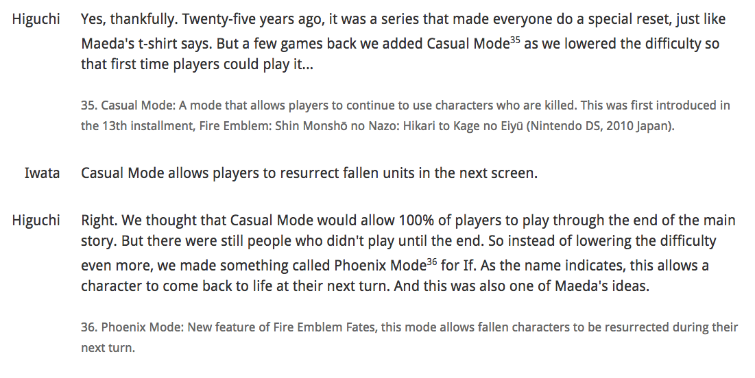 Iwata’s Fire Emblem Interview Is Fascinating