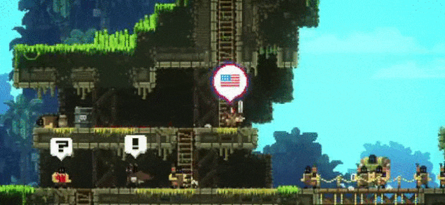 The Steam Stream Plays Broforce, The Most Patriotic Game Of All