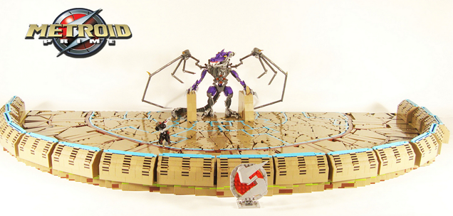 Now That’s A Detailed LEGO Metroid Boss Battle