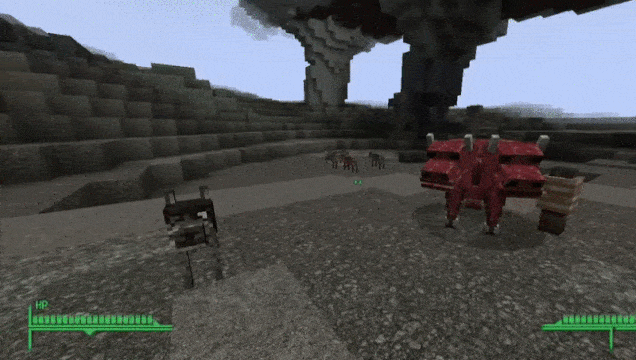 Dang, The Fallout Minecraft Mod Is Coming Along Nicely