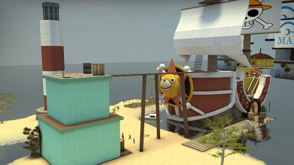 Counter-Strike Map Based On One Piece Actually Kinda Works