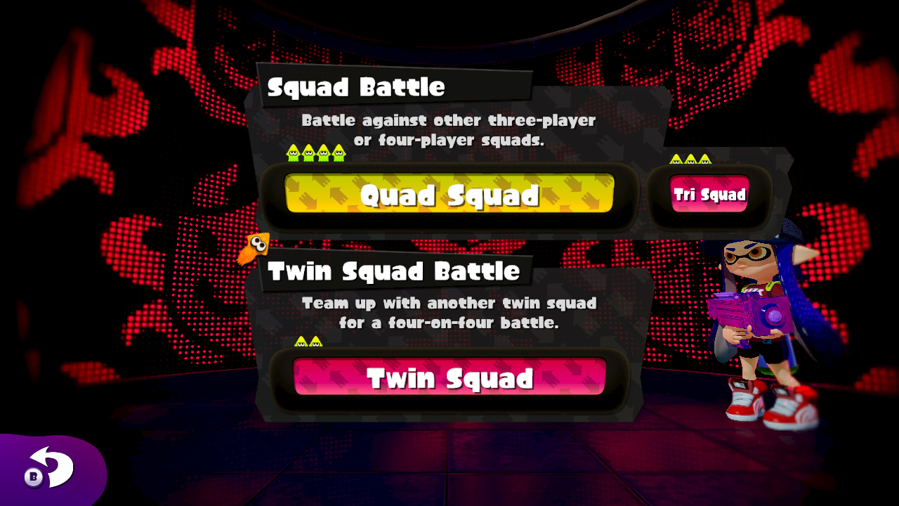 Massive August Splatoon Update Adds Private And Squad Squid Battles