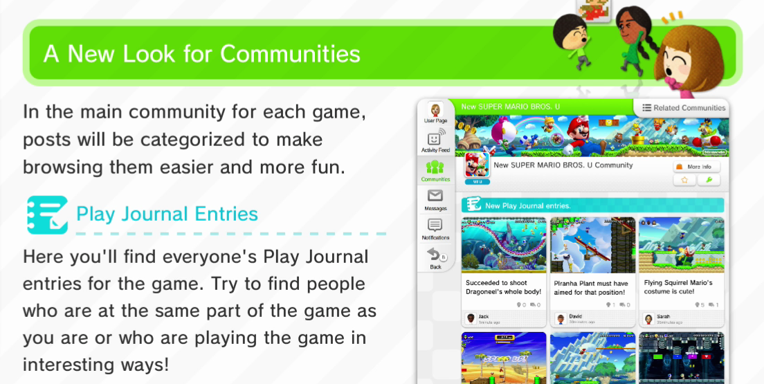 Miiverse Revamp Available Now