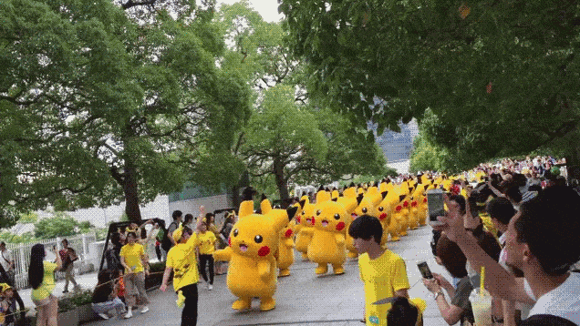 Pikachu Marching Is Mesmerising