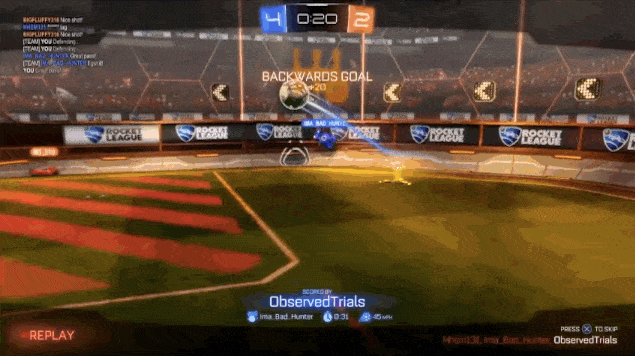Instant Replay Tries To Undo Rocket League Goal