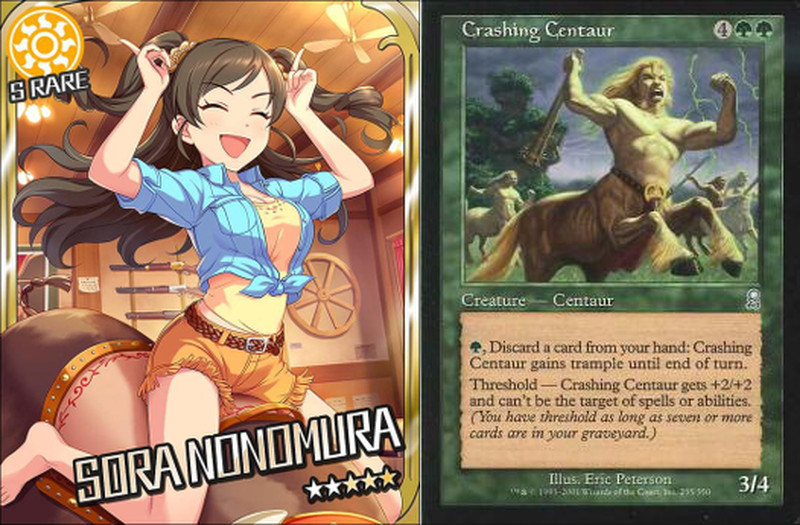 Odd Meme: Comparing Anime Cards With Magic The Gathering