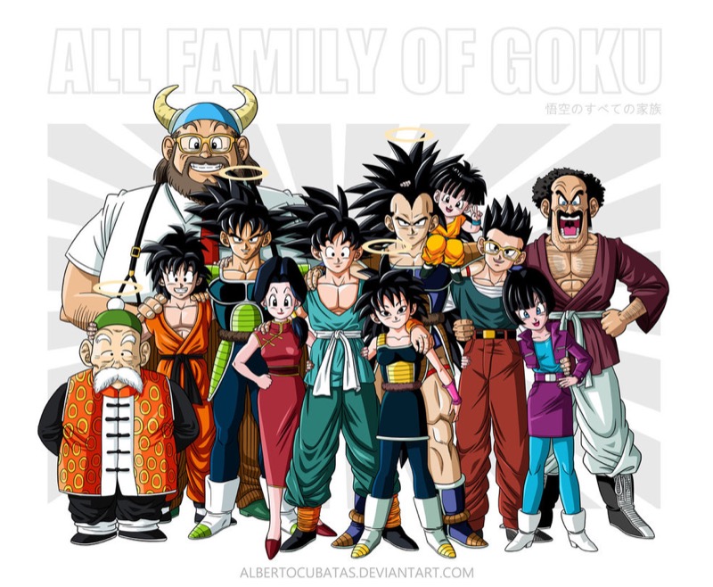 Dragon Ball Family Portraits